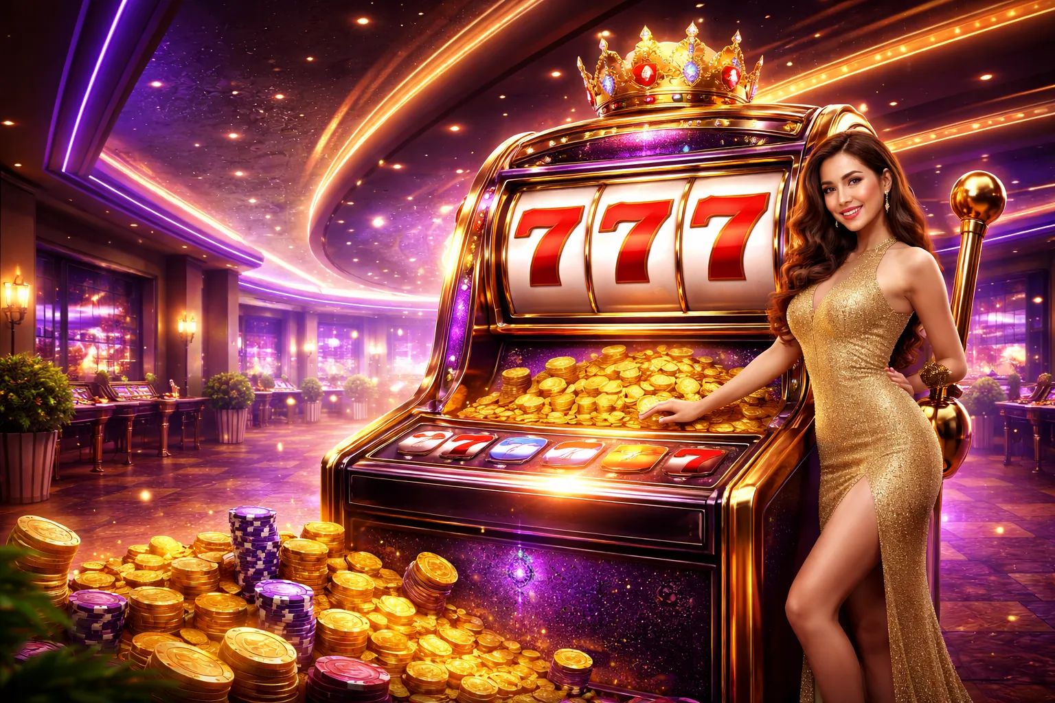 Sòng bạc trực tuyến Baccarat với dealer trực tiếp
